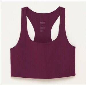 Girlfriend Collective‎ Plum Paloma Racerback Sports Bra XS Activewear Maroon